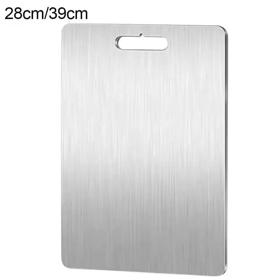 Stainless Steel Cutting Board | Double Sided | 316 Steel | Juice Groove