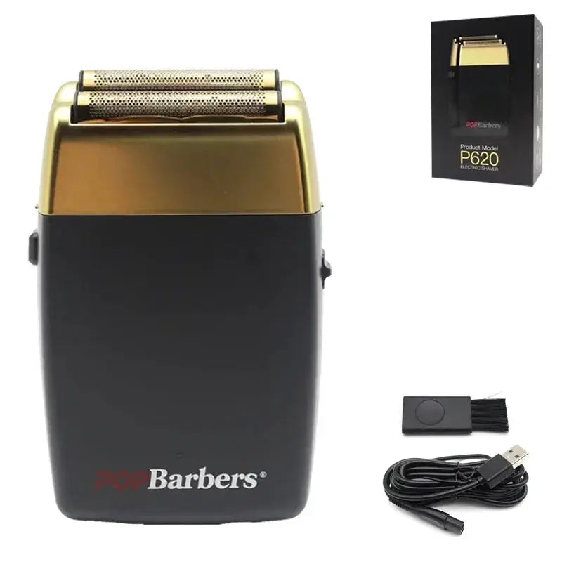 Beard Trimmer | 11000 RPM | USB Rechargeable Lithium 1400mAh | POP Barbers P620