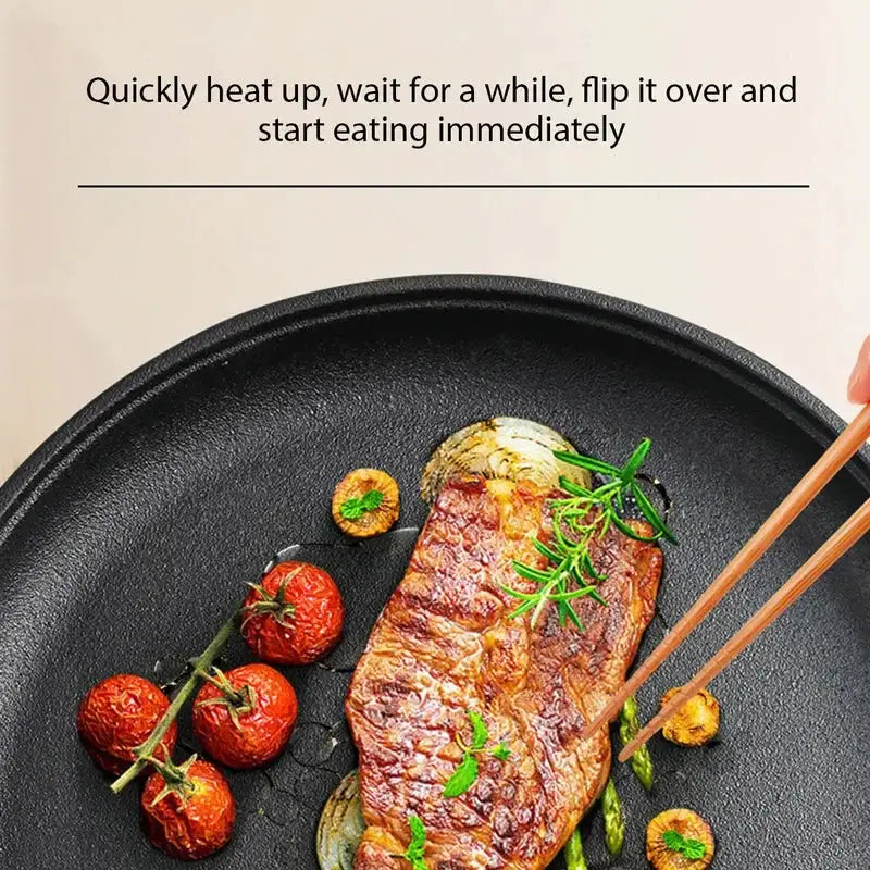 Cast Iron Skillet | Non Stick Surface | Induction And Gas Compatible | 28 cm