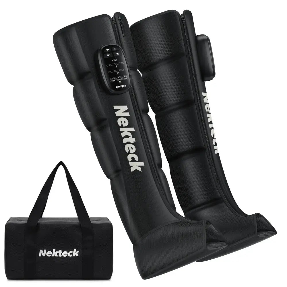 Air Pressure Leg Massager | Cordless Calf Compression Boot | With Storage Bag