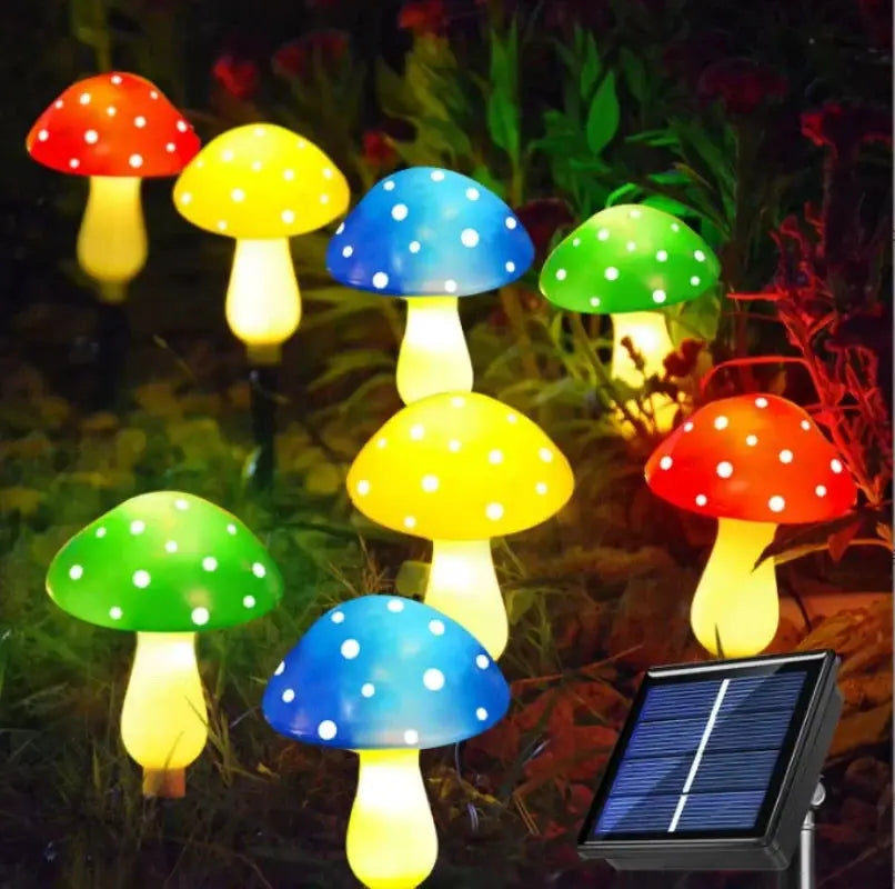 12 Pack RGB Solar Mushroom Light Solar Garden Stake Light 8 Modes Waterproof Mushroom Solar Light For Garden Yard Landscape from PriceLows™