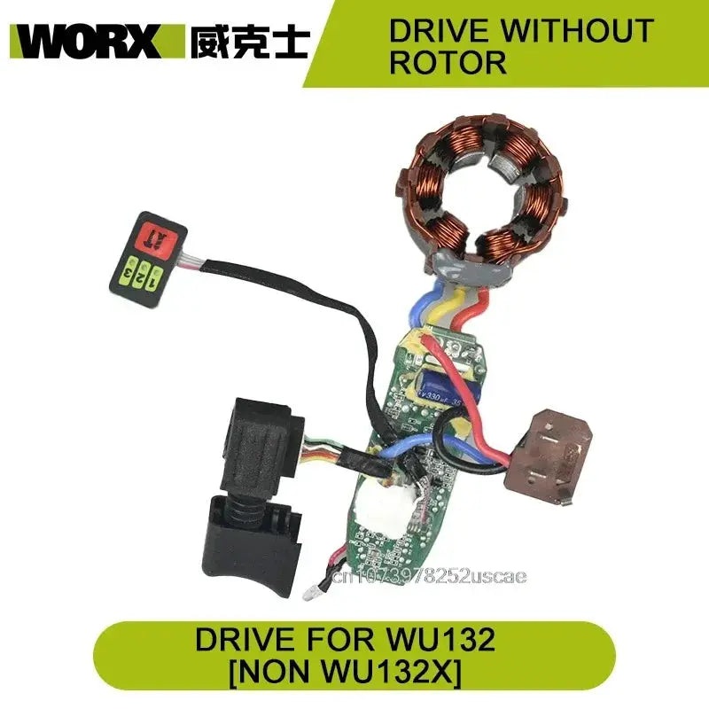 Orginal new Switch Driver motor reducer casing toothed wheel shell chuck parts for WORX WU132 Electric screwdriver from PriceLows™