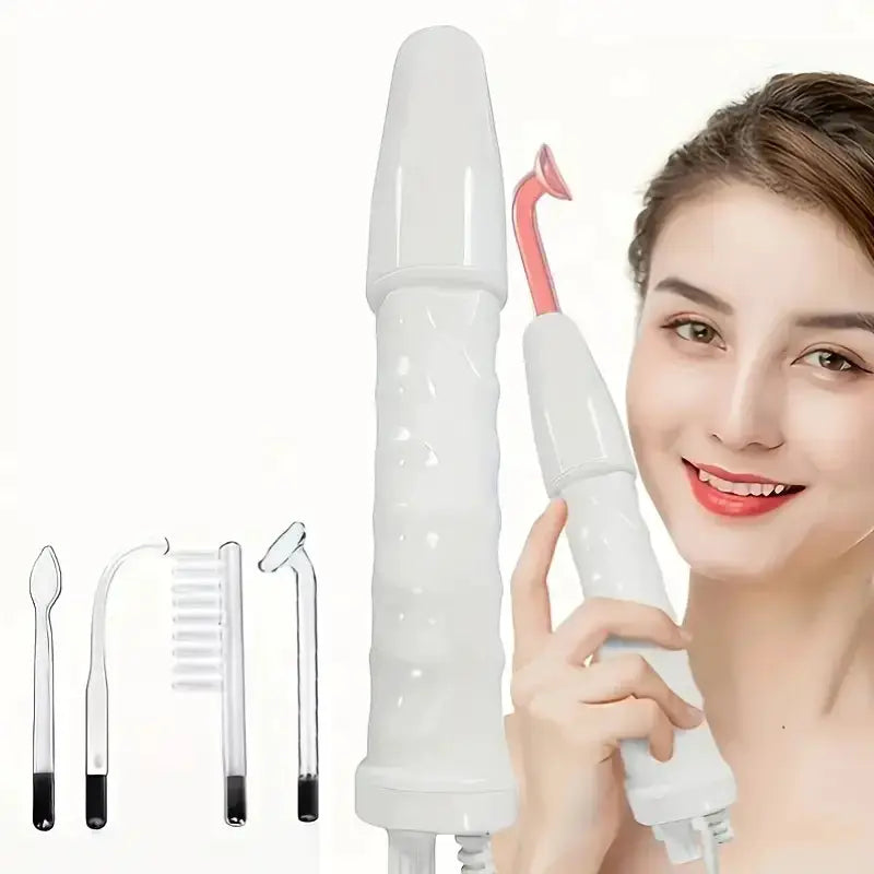 Portable Facial Skin Care Kit | High Frequency 120Khz | 4 Electrode Heads