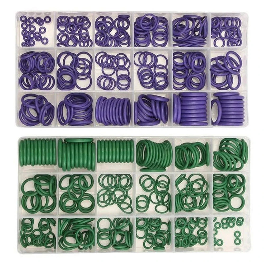 270Pcs 18 Sizes Universal Car Air Conditioning HNBR O Rings Car Auto Repair Tools Rubber Air Conditioning Refrigerant Ring Set from PriceLows™