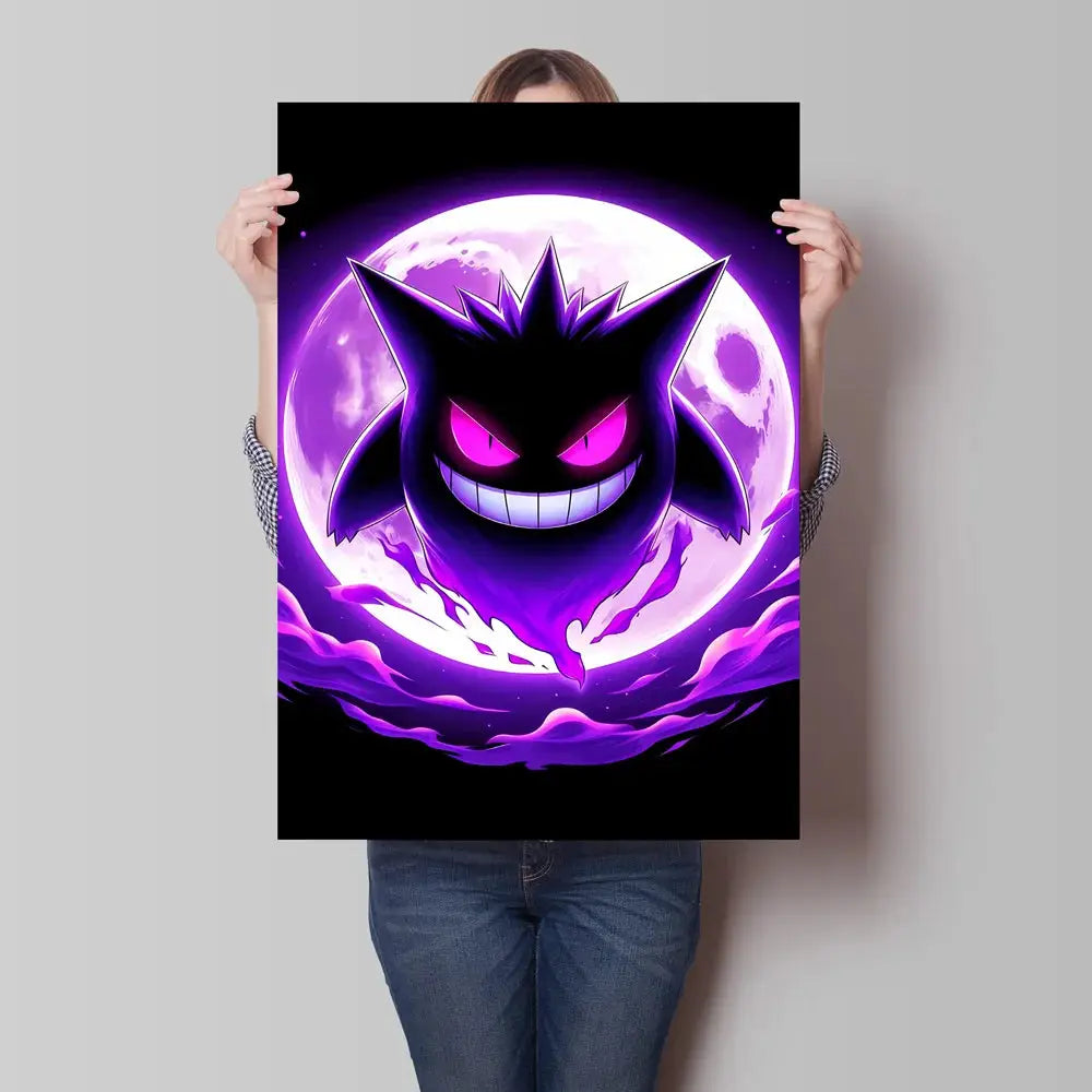 Cartoon Anime Pokemon Gengar Character Poster Print Kids Room Bedroom Decoration Painting Children's Holiday Gifts Classic from PriceLows™