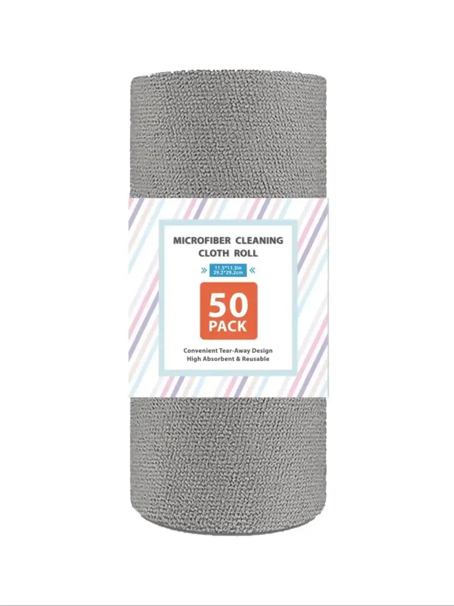Microfiber Dishcloths | 50 Pcs Set | Reusable Kitchen Towels