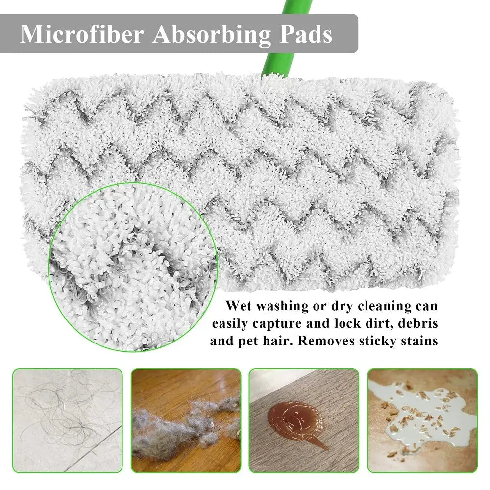 Reusable Microfiber Mop Pads for Swiffer Sweeper, Mop Cloths, Wet Dry Refills, Household Cleaning Tools, 2 Pcs, 4 Pcs from PriceLows™