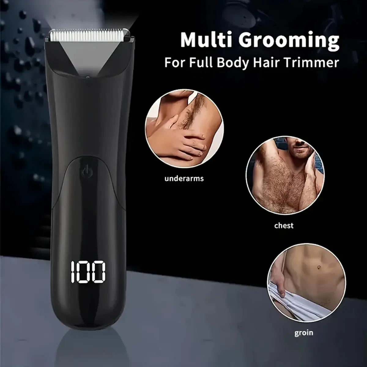 Men's Body Hair Trimmer | Wet and Dry | Fast Charging | Adjustable Length