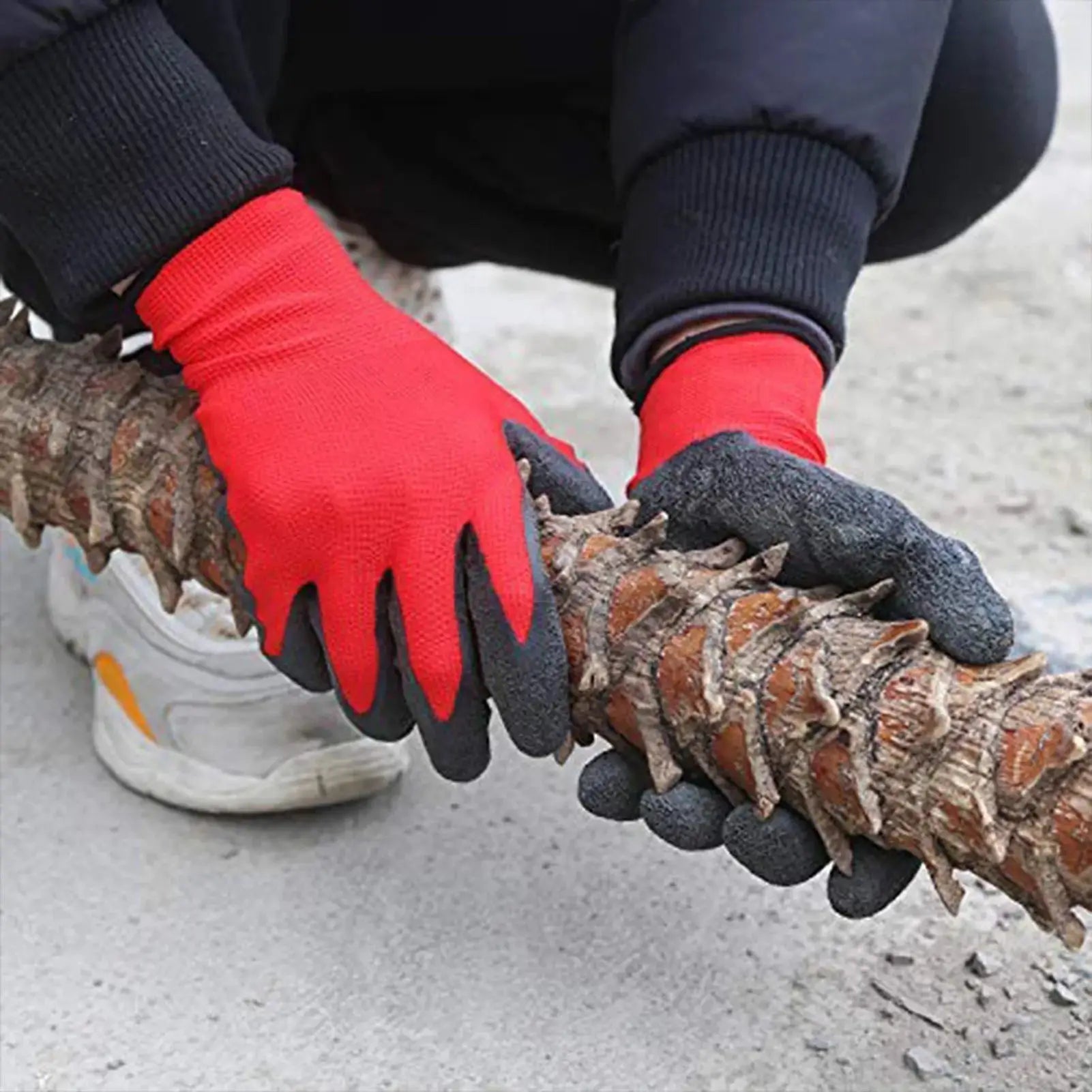 General Multi Use Safety Work Gloves Oil & Wear Resistant Labour Work Protection Gloves for Construction Warehouse Wear MIAO-US from PriceLows™