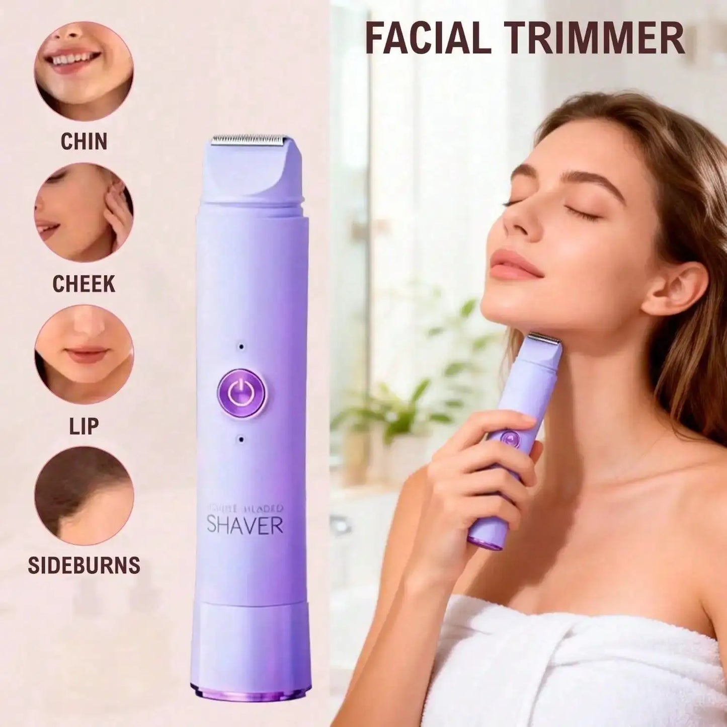 Electric Shaver for Women | 2 In 1 Shaver and Epilator | Wet and Dry Use