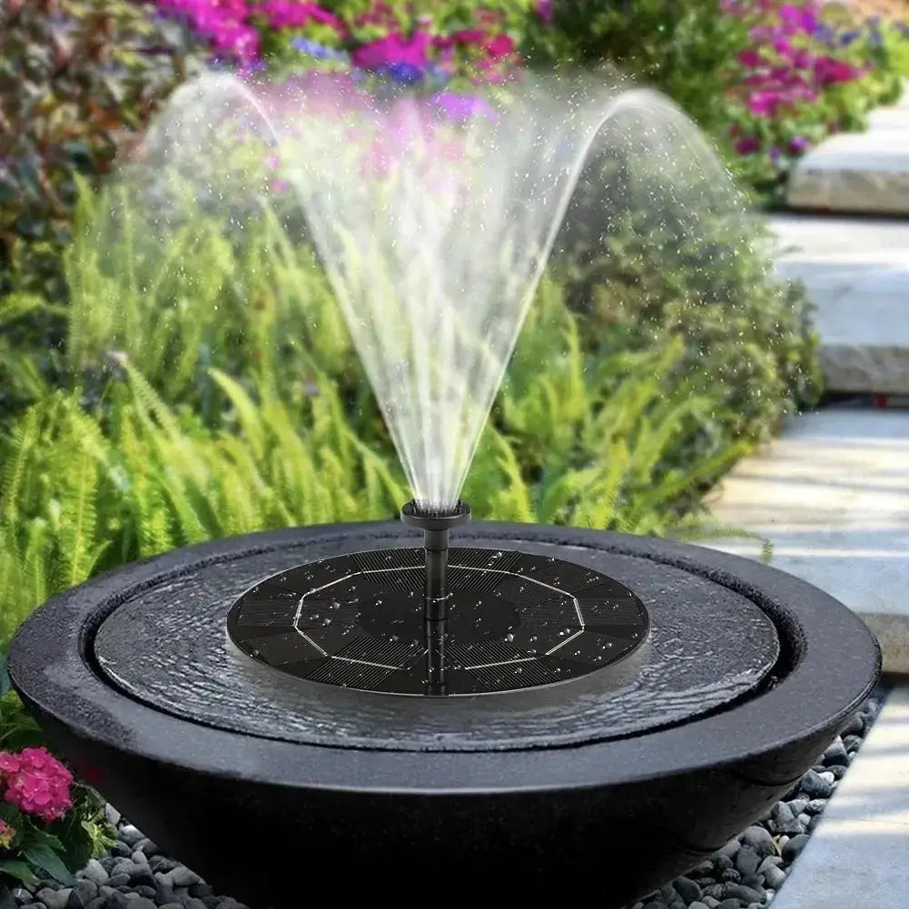 13/16/18cm Solar Fountain Pumps: Suitable for Garden Pools, Ponds & Bird Baths. Outdoor Floating Pumps with 8 Nozzles from PriceLows™