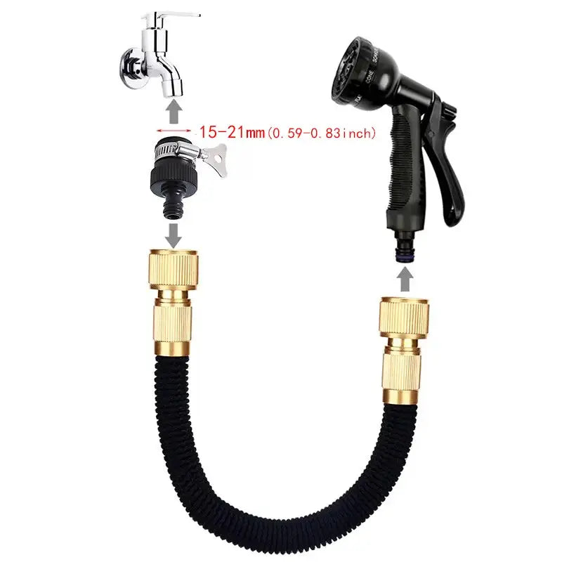 3 Times Expandable Garden Water Hose Watering Hose High Pressure Flexible Car Wash Watering Garden Irrigation Magic Hose Pipe from PriceLows™