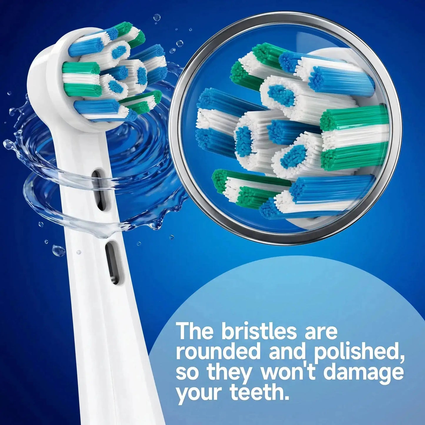 Replacement Brush Heads Compatible with OLB IO 2/3/4/5/6/7/7G/8/9/10 Electric Toothbrush, IO Series Toothbrush Head Refills from PriceLows™