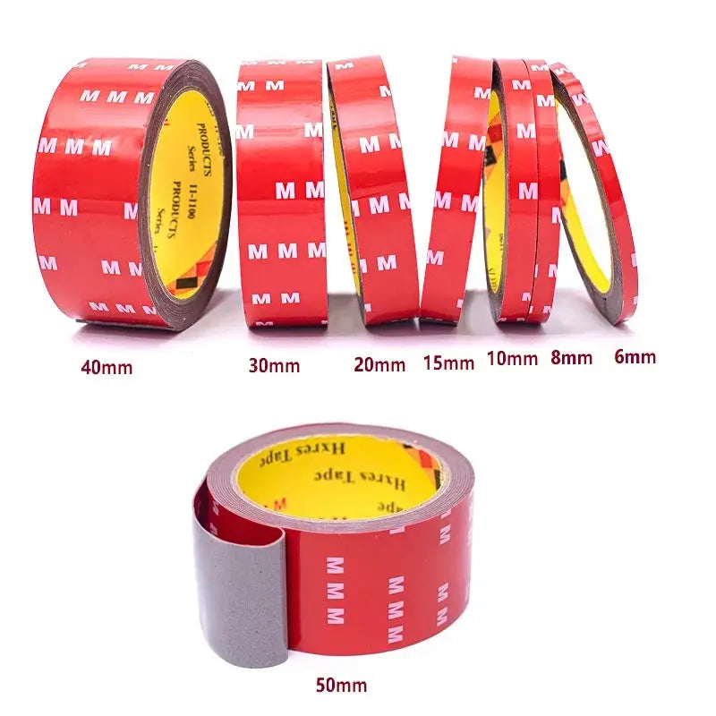 Double Sided Tape | 300cm Acrylic Foam | High Temp Rated | Gray Roll