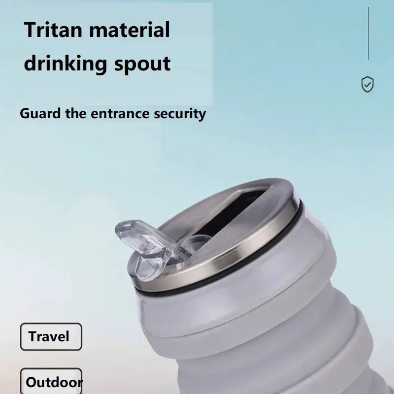 480ML Retractable Silicone Water Bottle Collapsible Cup Outdoor Travel Sport Drink Bottle YDSH03 from PriceLows™