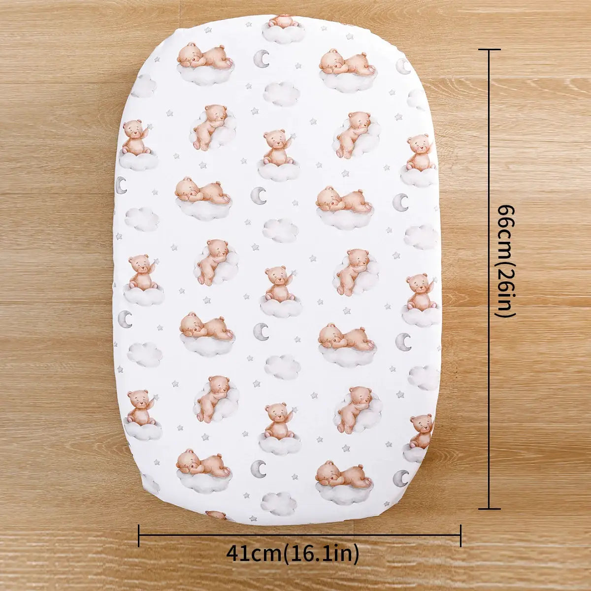 Elinfant 100% Polyester Baby Fitted Crib Sheet Soft Baby Mattress For Boys and Girls from PriceLows™