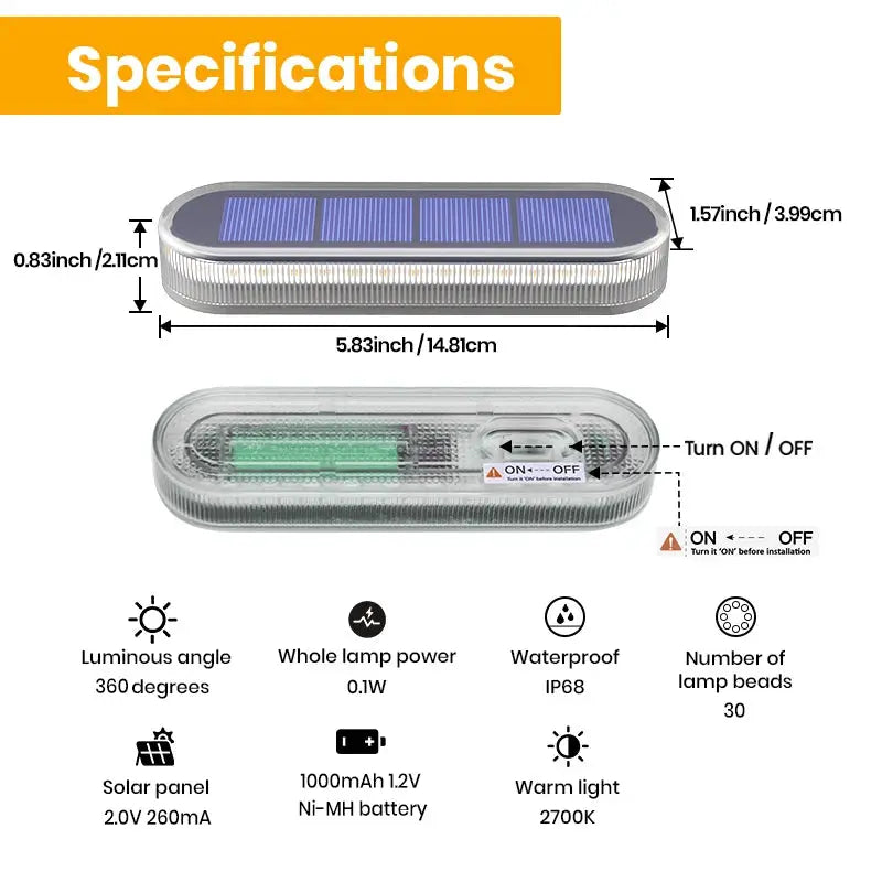 5 Years Lifespan 4 Pack Solar Deck Lights IP68 Waterproof Auto On/Off 5-Ton Anti-Pressure LED Step Lights for Garden Yard solar Path lighting from PriceLows™