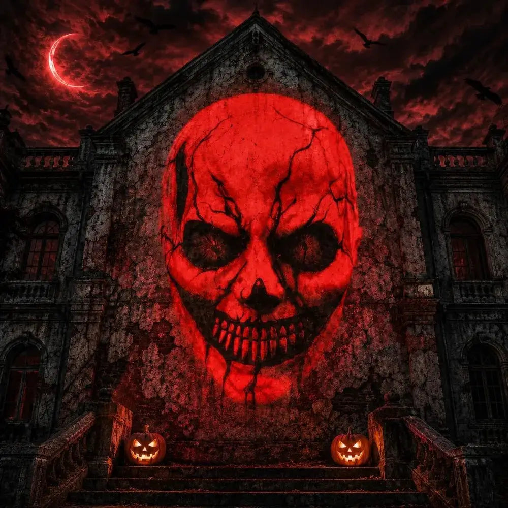 Halloween Projector | 12 In 1 | 3D Dynamic Patterns | Indoor Outdoor