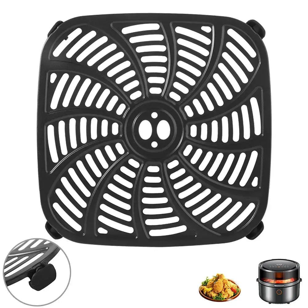 Air Fryer Grill Pan | Nonstick Coating | BPA Free | Square And Round