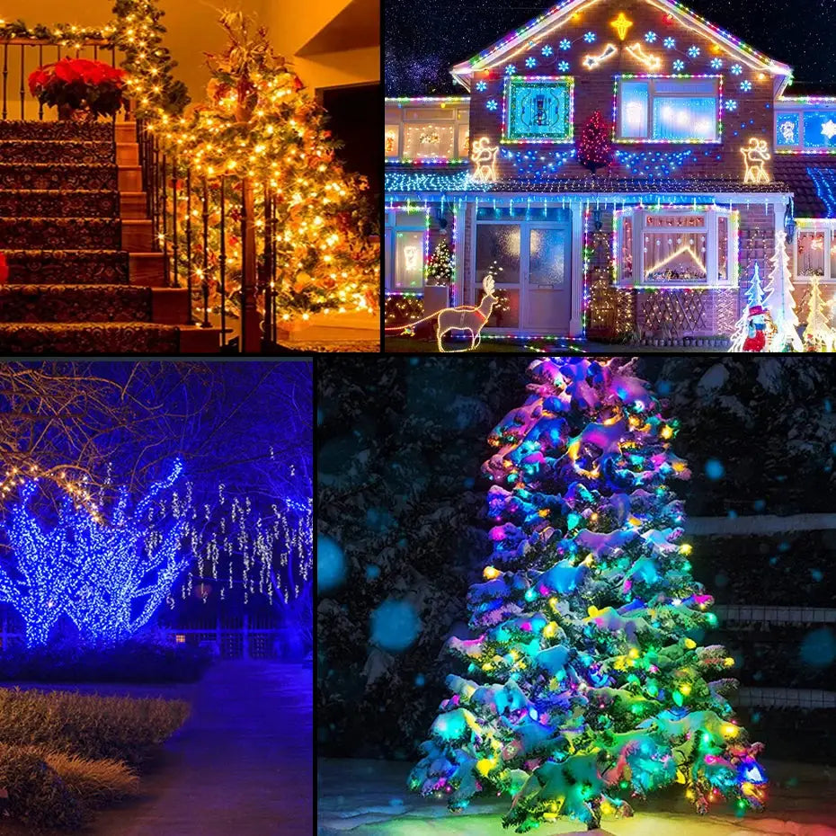 Bluetooth Smart USB LED Fairy String 5V RGBIC Music Sync Led Strip light IP67 Waterproof for Holiday Christmas Party Decoration from PriceLows™