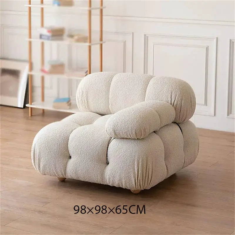 Nordic Design White Sofa Compressed Living Room Sofas Sectional Sofa Furniture Modular Upholstered Lounge With Sofas Armrest from PriceLows™