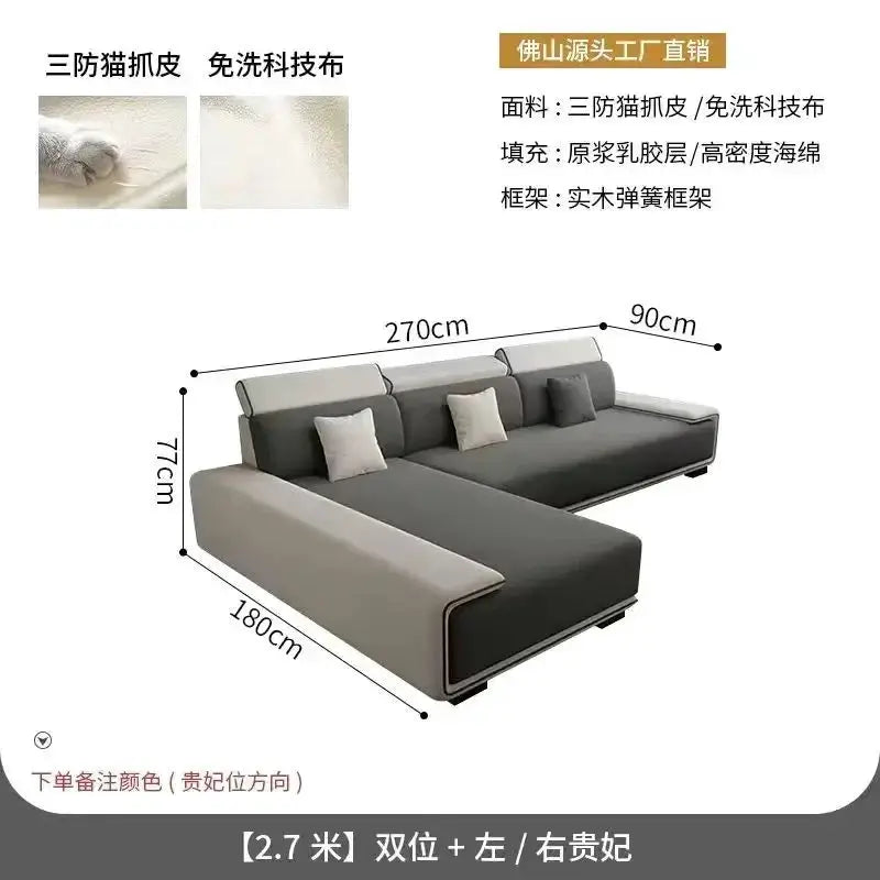 Oversized Cushion Living Room Sofas Retro Gray Lounges Sectional Living Room Sofas Curved Cheap Couch Wohnzimmer Furniture Home from PriceLows™