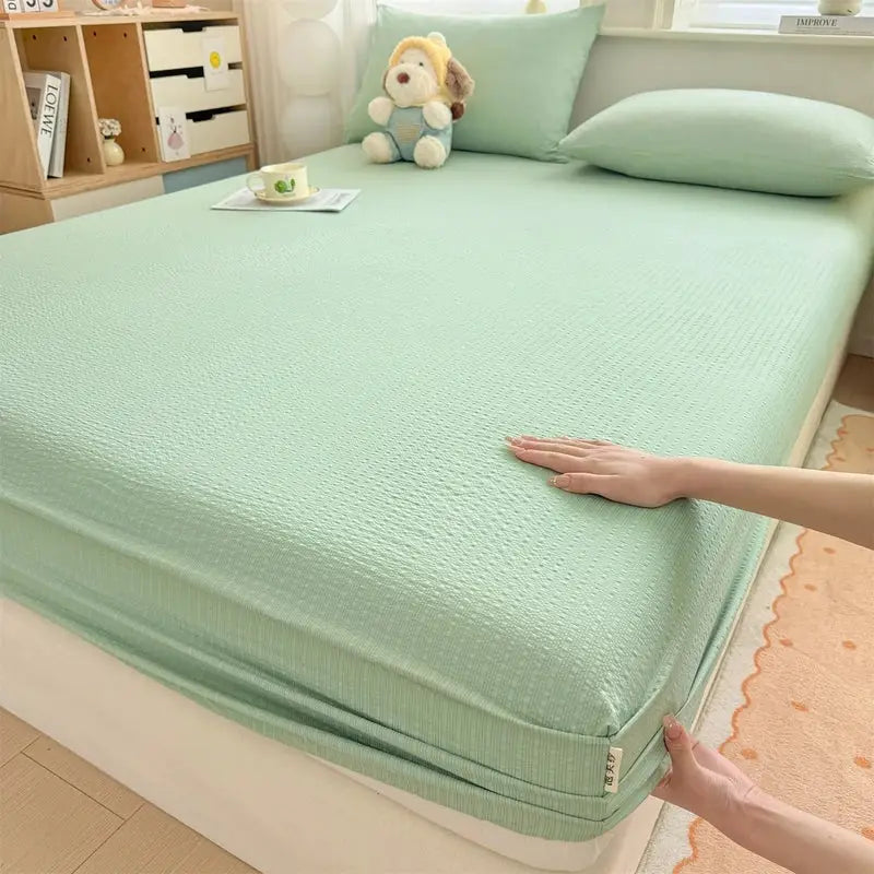 Spring & Summer New Arrival – Puff Chiffon Printed Fitted Bed Sheet for Girls / Kids / Bedroom Decor from PriceLows™
