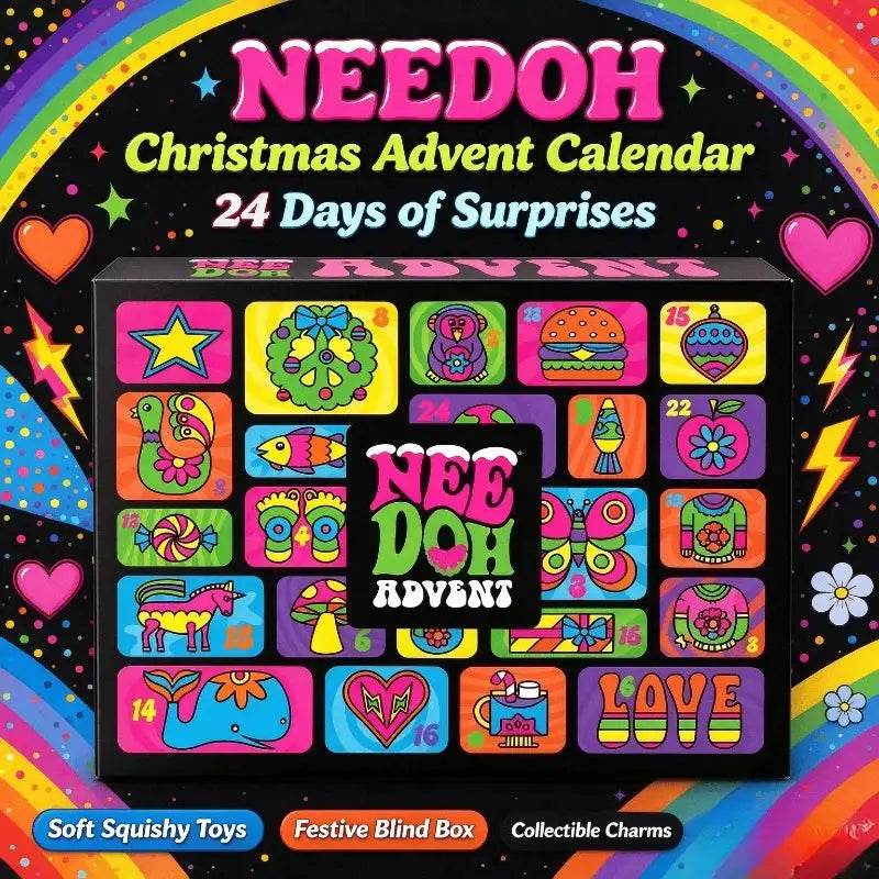 Christmas Advent Calendar | Food Grade Silicone | 3D Fidget | 24 Day Pack