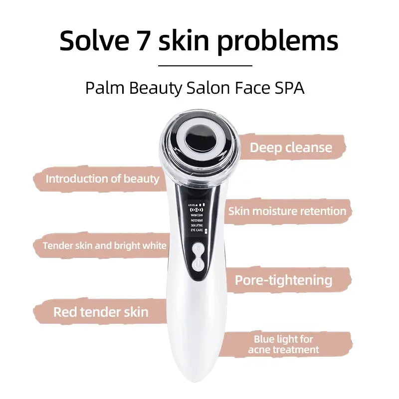 Facial Massager | Electric Microcurrent | Portable Rechargeable | Daily Skincare Care