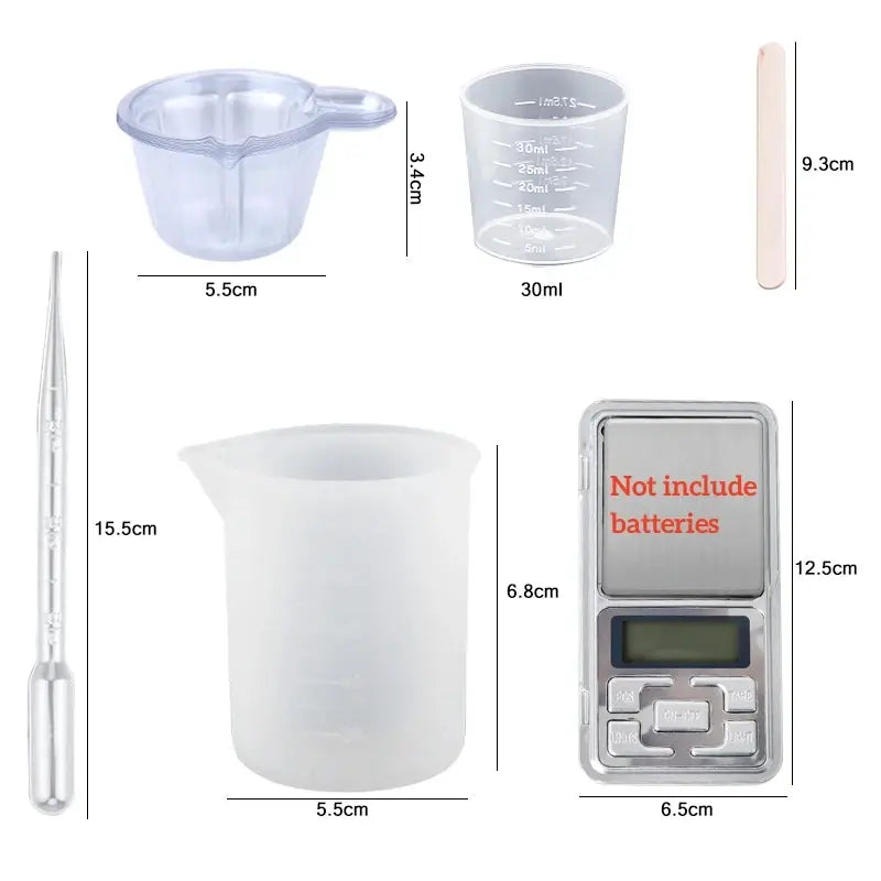 Epoxy Resin Kit | Crystal Clear 3:1 | Self Leveling | Jewelry DIY Art