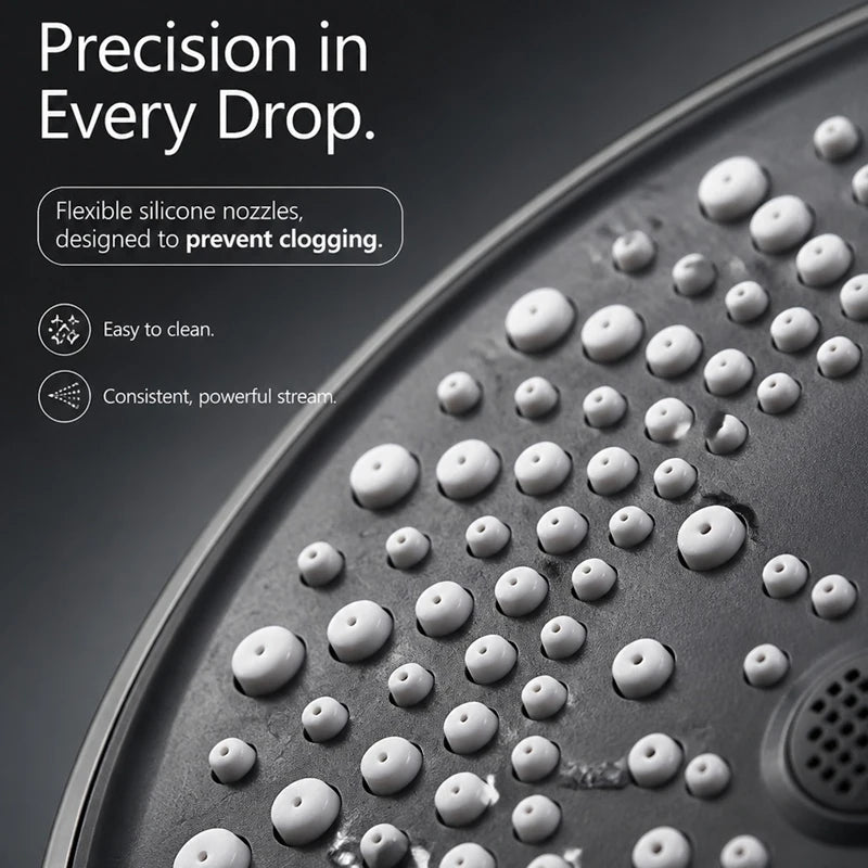 Showerhead | High Pressure | 3 Spray Modes Rainfall/Massage/Jet | G1/2 Connector