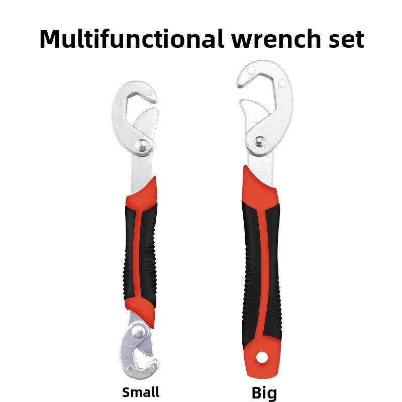 All in One Multifunction Wrench Set with Pipe Pliers and Quick Adjust Vise Versatile Bathroom Plumbing and DIY Hardware Toolkit from PriceLows™