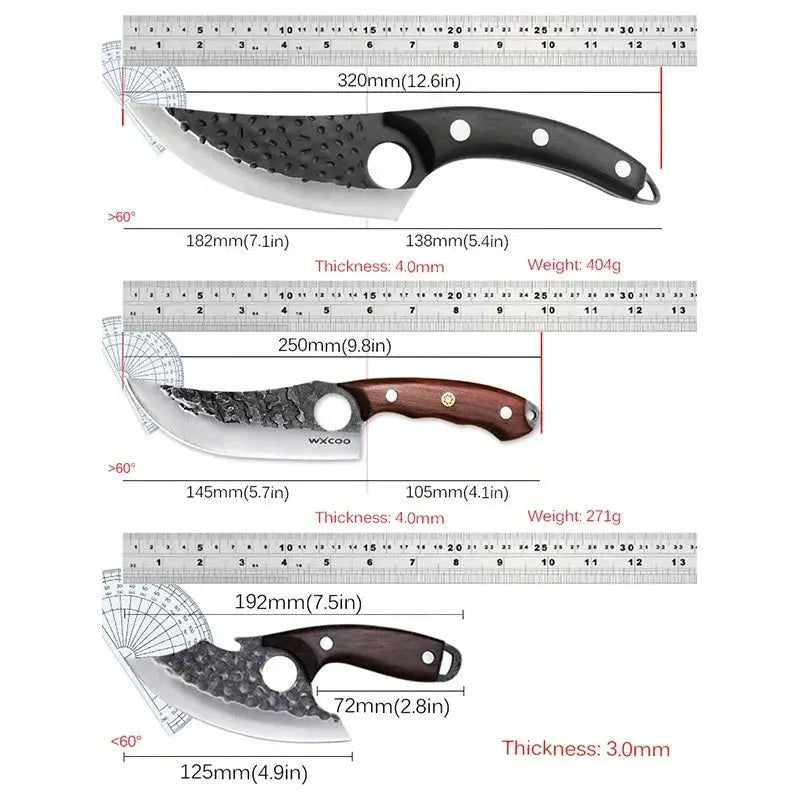 1-10PCS Stainless Steel Boning Knife Professional Kitchen Chef Butcher Utility Meat Cleaver Cooking Knife Household Tools from PriceLows™