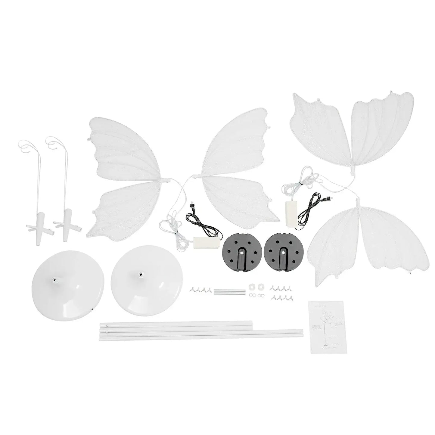 2PCS 48W Romantic Butterfly Floor Lamp,Wedding LED Light,Creative Butterflies Decoration Lights, Road Pilot Lamps for Home,Totel from PriceLows™