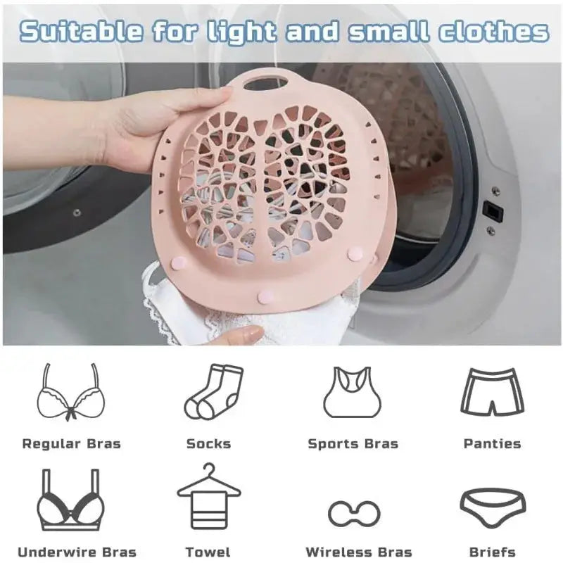 Bra Washing Bag | Silicone Material | Zipper Closure | One Size