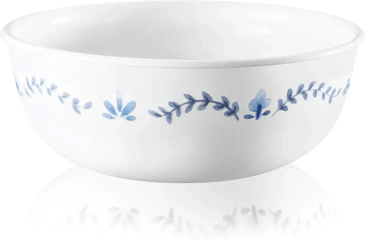 18-Piece Dinnerware Set for 6, Triple Layer Glass, Chip Resistant, Lightweight Round Plates and Bowls, Portofino from PriceLows™