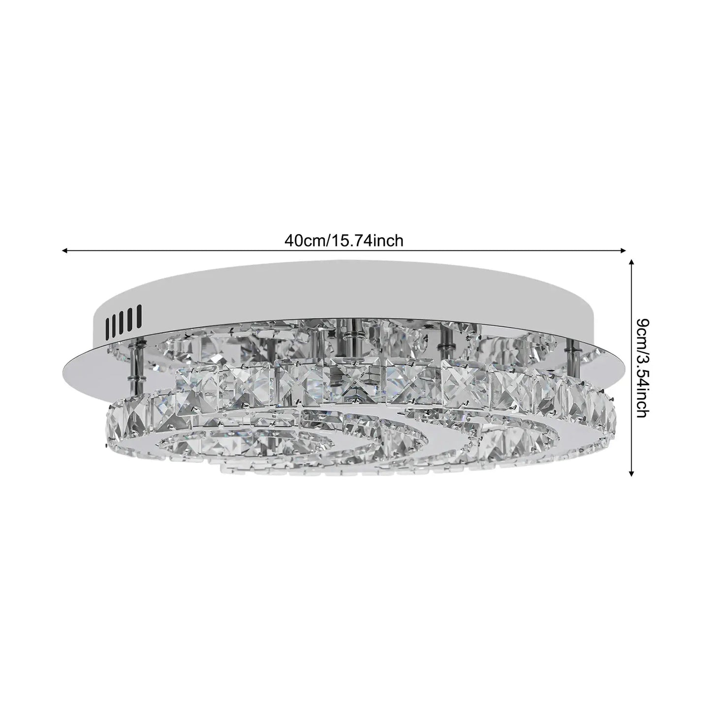 LED Ceiling Light Cold White Light, Modern Ceiling Light, Embedded Ceiling Light for Kitchen, Living Room, Bedroom, Balcony from PriceLows™