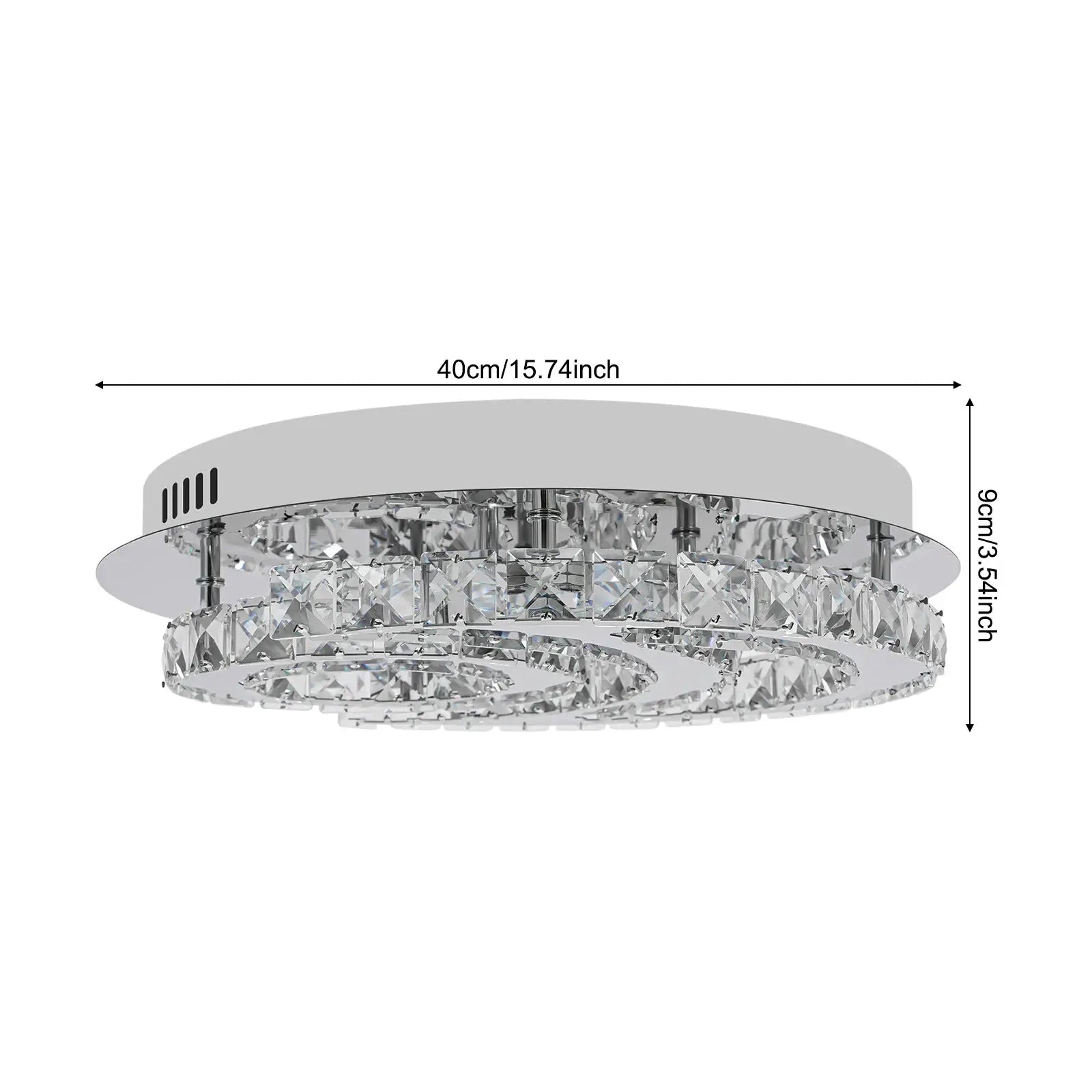 LED Ceiling Light Cold White Light, Modern Ceiling Light, Embedded Ceiling Light for Kitchen, Living Room, Bedroom, Balcony from PriceLows™