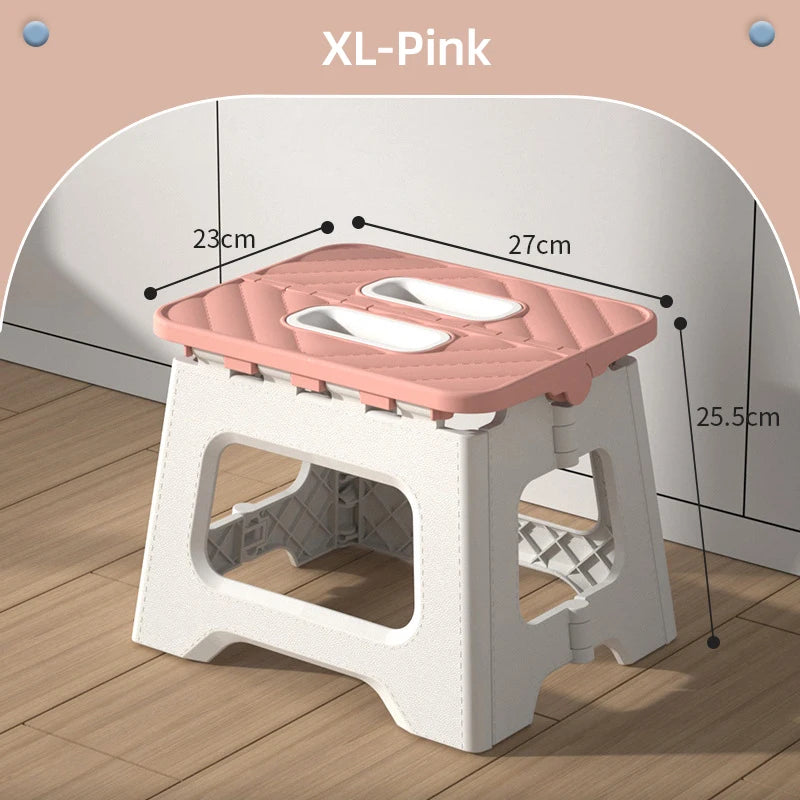 Plastic Folding Chair | Thickened | Portable Outdoor Chair | 27x23x25.5 cm