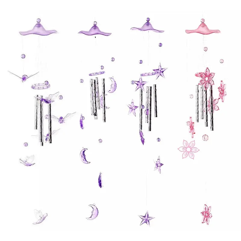 Gifts Wind Chimes Creative Garden Bells Hanging Décor Metal Tubes Diy 45cm Windchime Ornament High Quality New from PriceLows™