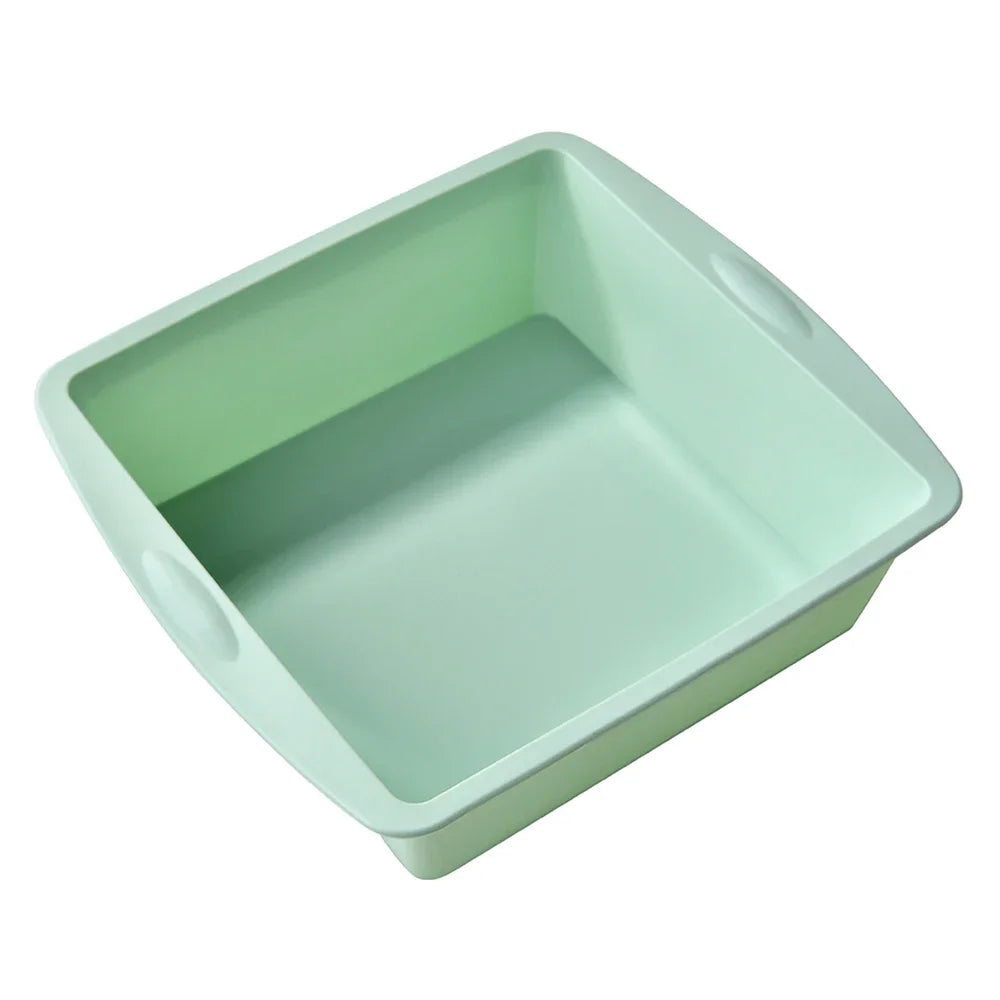 Silicone Square Cake Plate | Nonstick | Oven And Air Fryer Safe