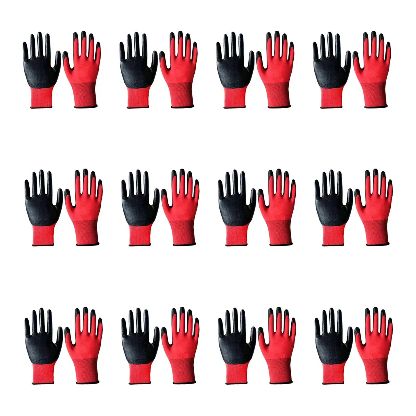 General Multi Use Safety Work Gloves Oil & Wear Resistant Labour Work Protection Gloves for Construction Warehouse Wear MIAO-US from PriceLows™