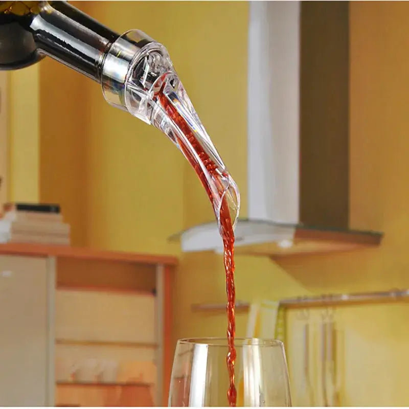 1pcs Magic Wine Decanter Wine Aerating Pourer Spout Decanter Wine Aerator Quick Aerating Pouring Tool Pump Portable Filter from PriceLows™