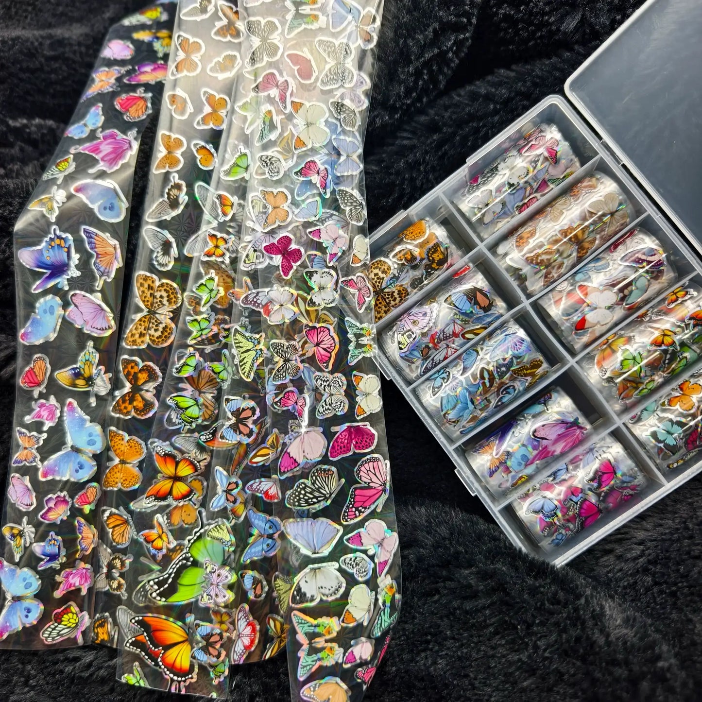 10Rolls Halloween Flower Plaid Angel Marble Bow Nail Foils Transfer Paper Nail Art Stickers Decal Nails Decoration from PriceLows™