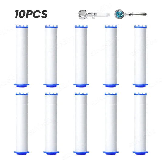 5-50Pcs Shower Head Replacement PP Cotton Filter Cartridge Hard Water Purification Bathroom Accessory Hand Hold Bath Sprayer from PriceLows™