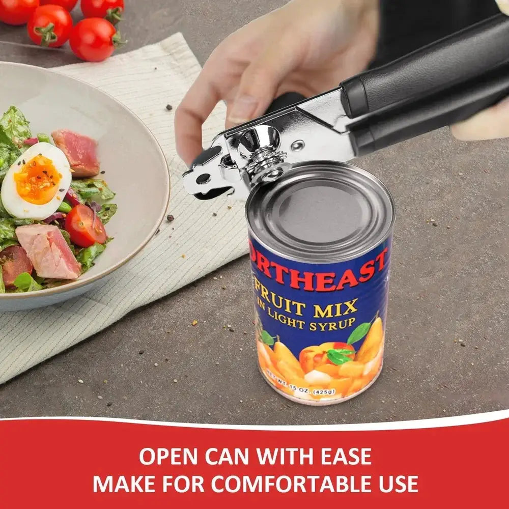 Integrated Manual Can Opener with Built-in Bottle Opener Ergonomic Grip Smooth Cutting Safe Design Multifunctional Kitchen Tool from PriceLows™