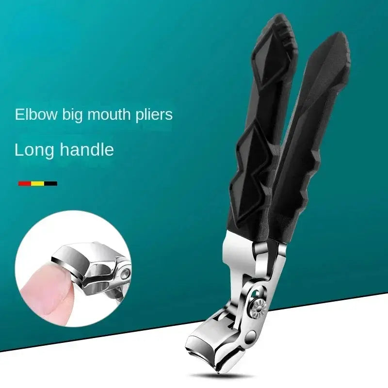 Toenail Clippers | Stainless Steel | Wide Jaw | Angled Head