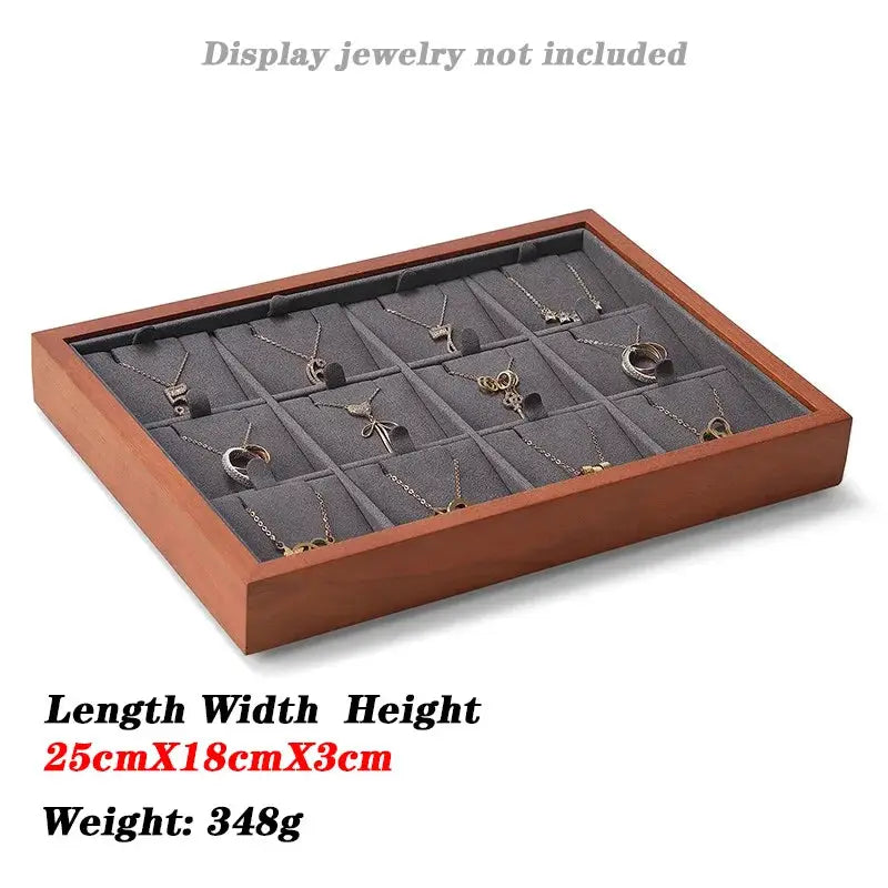 Jewellery Box Organiser Wooden Jewelry Storage Box Jewelry Storage Box Jewelry Necklace Ring Display Box Earring Storage from PriceLows™