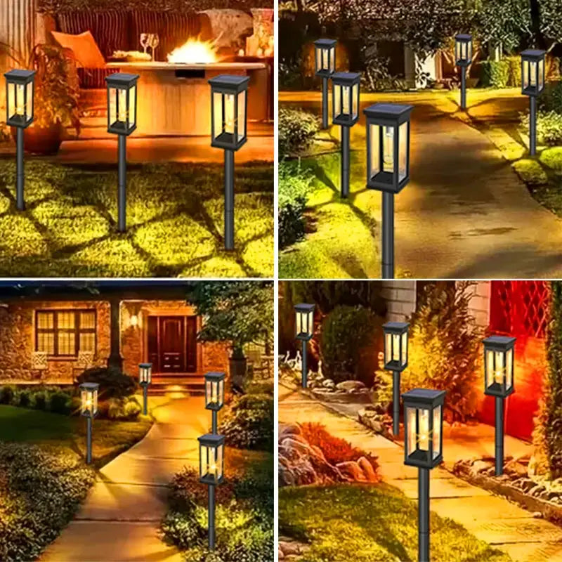 Solar Pathway Lights Outdoor Solar Powered Garden Lights Waterproof Auto On/Off Landscape Lights Patio Driveway Lawn Pool Decor from PriceLows™