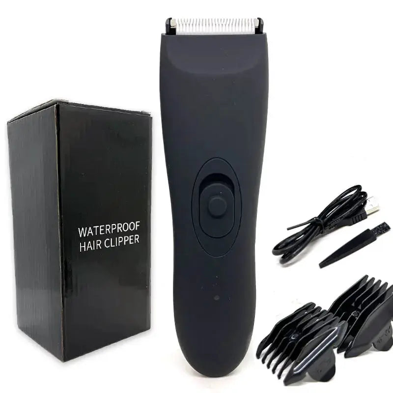 Men Electric Body Groomer | Wet Dry Use | Rechargeable | Sensitive Areas
